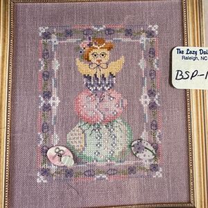 Black Swan All Cracked Up Easter Cross Stitch Kit by Karen Weaver